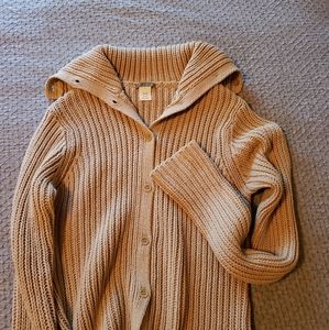 GAP Tan Cowl Neck Sweater